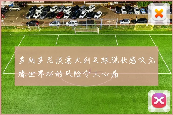 多纳多尼谈意大利足球现状感叹无缘世界杯的风险令人心痛